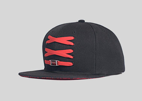 ICONS - Super Crew - Black & Red Elephant Print Snapback